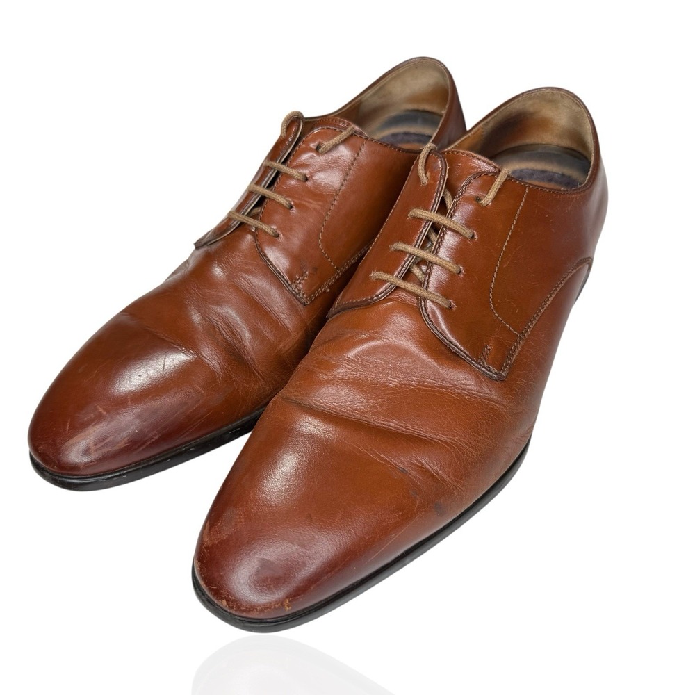 Ted‎ Baker London Watele Water Resistant Leather Derby Shoes 8 Made In Italy